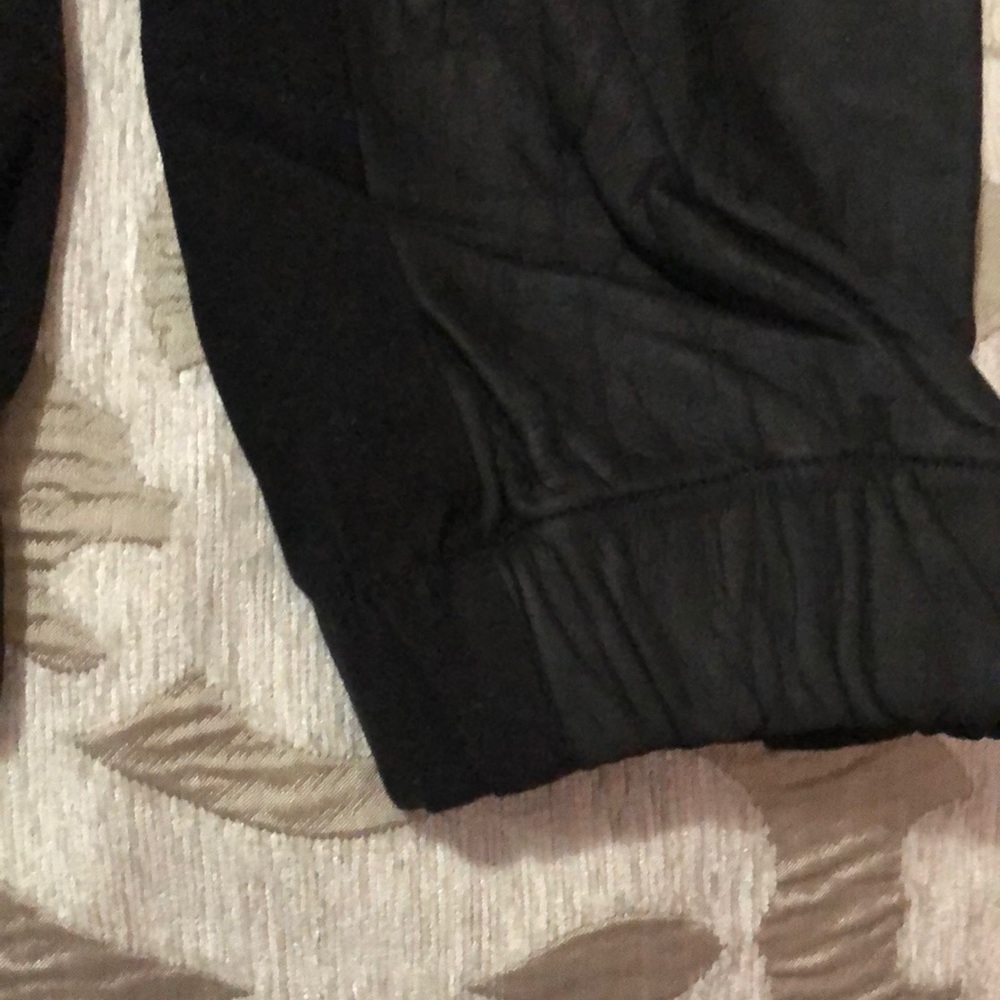 Zanderobe Leather and Cotton Joggers - Picture 8 of 8